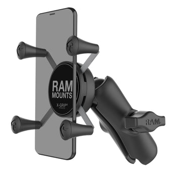 RAP-HOL-UN7B-201U:RAP-HOL-UN7B-201U_1:RAM X-Grip Phone Holder with Composite Double Socket Arm