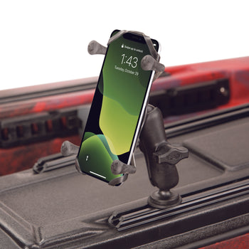 RAP-HOL-UN7B-201U:RAP-HOL-UN7B-201U_7:RAM X-Grip Phone Holder with Composite Double Socket Arm