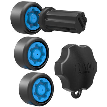 RAP-S-KNOBG-109U:RAP-S-KNOBG-109U_2:RAM Pin-Lock™ Security Kit for Single Swing Arms and Gimbal Brackets