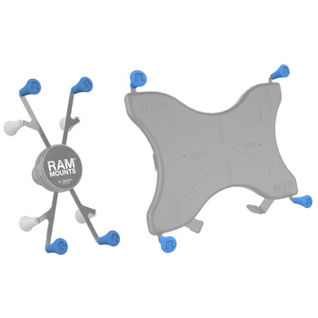 RAP-UN-CAP-4-BLUEU:RAP-UN-CAP-4-BLUEU_3:RAM X-Grip Blue Rubber Cap 4-Pack