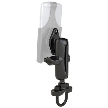 RAM-B-149ZU:RAM-B-149ZU_2:RAM Handlebar U-Bolt Double Ball Mount - B Size Medium