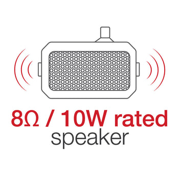 RAM-SPEAK-A02:RAM-SPEAK-A02_5:GDS Audio™ Amplified Speaker with PTT Breakout Feature