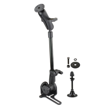 RAM-316-HDR-202-GMU:RAM-316-HDR-202-GMU_1:RAM Pod™ HD Reverse Vehicle Mount with 12" Pipe - GM Hardware