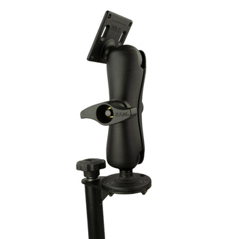 RAM-VP-TTMF12-D-101-2461U:RAM-VP-TTMF12-D-101-2461U_2:RAM 12" Upper Flange Pole with D Size 75x75mm VESA Mount